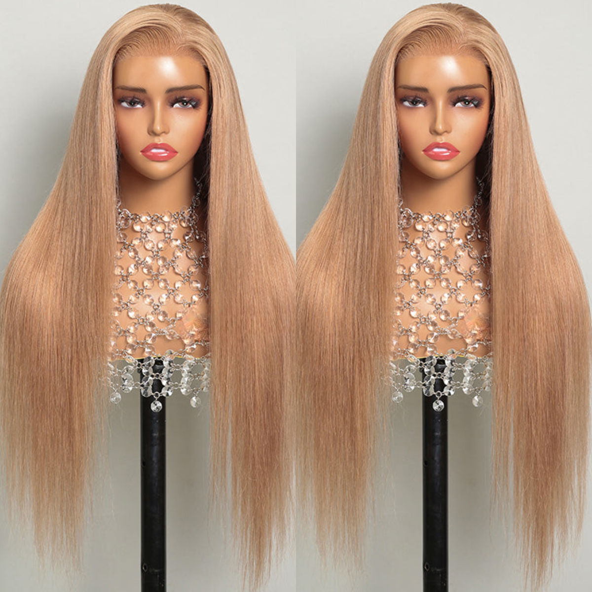 Supper Double Drawn Straight #30 Raw Human Hair HD Lace Front Wigs Virgin Vietnamese Full Human hair Per Plucked Lace Glueless Wigs
