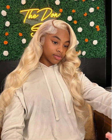 ShowReal 13x4 Blonde 613 Lace Front Wigs Straight Human Hair Lace Frontal Wig 13X4 HD Lace Frontal Wig Body Wave Lace Front Wig Human Hair for Women