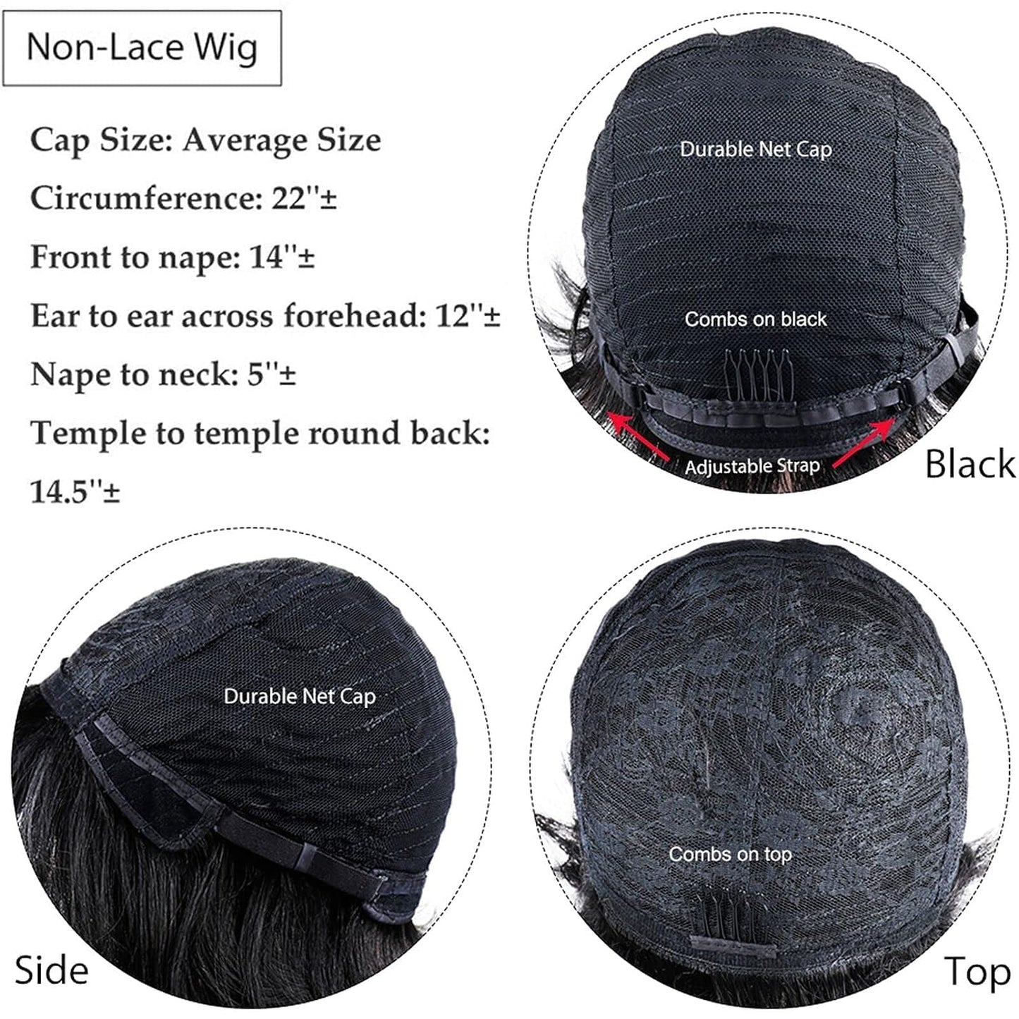 Showreal Pixie Cut Wigs Human Hair for Black Women Short Pixie Cut Wigs 100% Real Human Hair Lightweight Glueless Natural Black Layered Pixie Wig(036-1B)