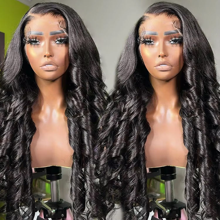 ShowReal Bouncy Egg Spring Curly Raw Vietnamese Hair HD Lace Frontal 5X5 Glueless Wig Cuticle Aligned Virgin Human Hair Wigs For Black Women