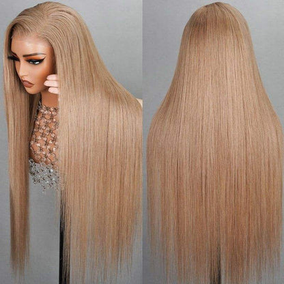 Supper Double Drawn Straight #30 Raw Human Hair HD Lace Front Wigs Virgin Vietnamese Full Human hair Per Plucked Lace Glueless Wigs
