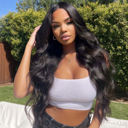 Body wave 13x6 HD Human Hair Lace Front Wig 100% Human Hair Wigs Seamless Fit All Skins