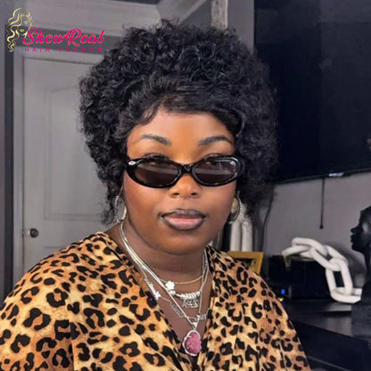 【TastefulCiera Same】Pixie Cut 13x1 Lace Frontal Wig（13x1 Wig）