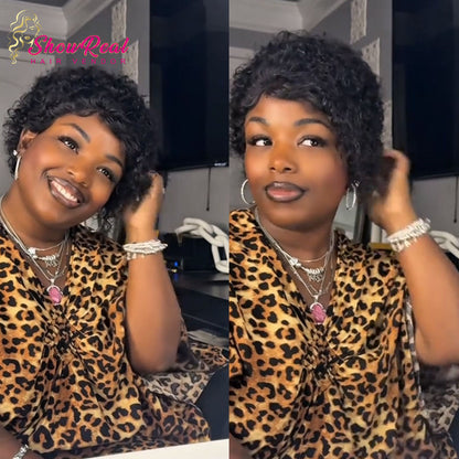 【TastefulCiera Same】Pixie Cut 13x1 Lace Frontal Wig（13x1 Wig）