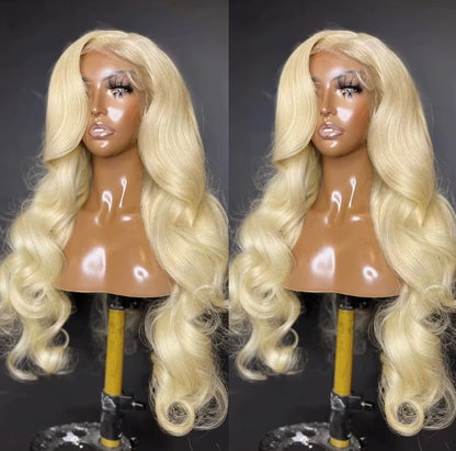 ShowReal 13x4 Blonde 613 Lace Front Wigs Straight Human Hair Lace Frontal Wig 13X4 HD Lace Frontal Wig Body Wave Lace Front Wig Human Hair for Women