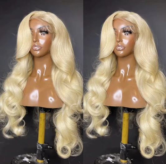 ShowReal 13x4 Blonde 613 Lace Front Wigs Straight Human Hair Lace Frontal Wig 13X4 HD Lace Frontal Wig Body Wave Lace Front Wig Human Hair for Women