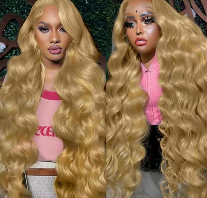 ShowReal 30 Inch 13x6 HD Lace Frontal Wig #27 Color 1b/30 Body Wave 13x4 Transparent Lace Front Wig For Women 13x4 HD Transparent Lace Frontal Wig Body Wave Human Hair Wigs For Women