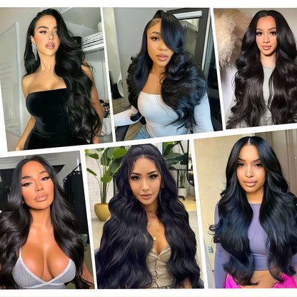 Body wave 13x6 HD Human Hair Lace Front Wig 100% Human Hair Wigs Seamless Fit All Skins