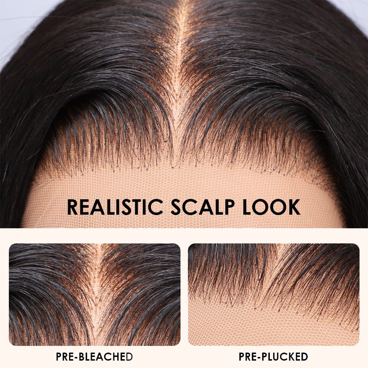 Showreal Hair 360 Lace Front Wigs Body Wave 360 Lace Wig HD Lace Frontal Wigs Black Color