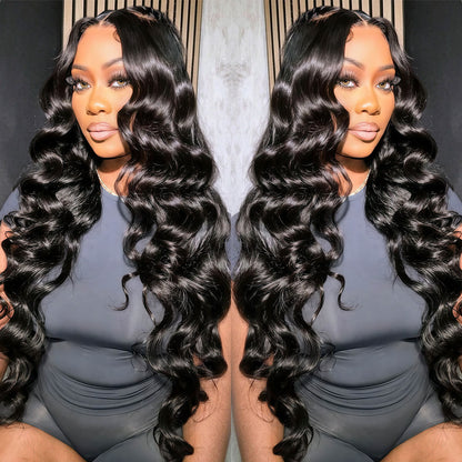 Body wave 13x6 HD Human Hair Lace Front Wig 100% Human Hair Wigs Seamless Fit All Skins