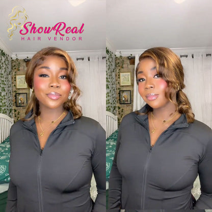 【Mercy Seyifunmi  Same】7X5 Lace BOB Wig Curly Lace Front Human Hair Wig (7X5 BOB-P4/27)