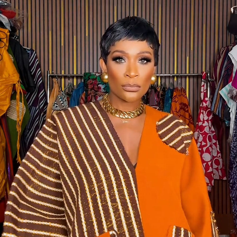 【Wendy Same】Pixie Cut Human Hair Wig Short Pixie Cut Wigs for Black Women(9047-1B)