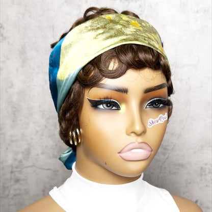 Showreal Pixie Cut Wigs Human Hair for Black Women #4 Brown Pixie Cut Human Hair Wig Glueless Wigs Full Machine Made (025-#4)