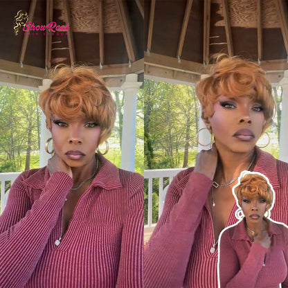 (Denise Same) Pixie Cut Wig for Black Women Human Hair (0516-30)