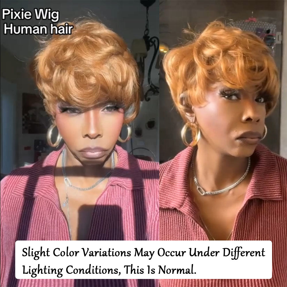 (Denise Same) Pixie Cut Wig for Black Women Human Hair (0516-30)