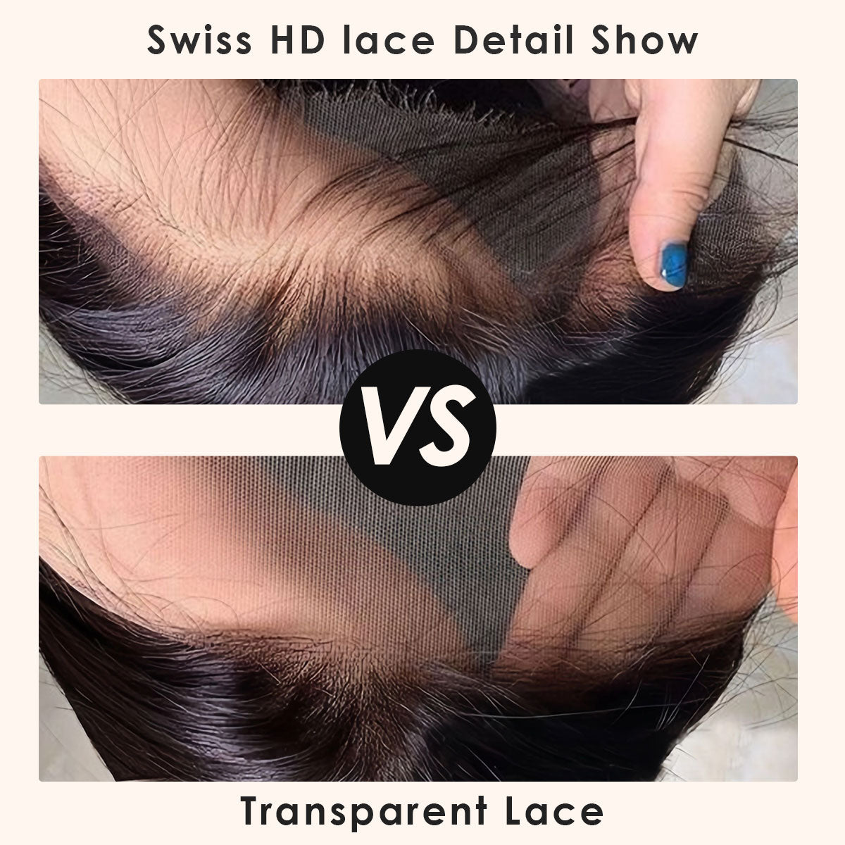 ShowReal Hair Body Wave Wig 13X4 HD Lace Front Wigs Human Hair Wig 100% Human Hair Wigs Seamless Fit All Skins